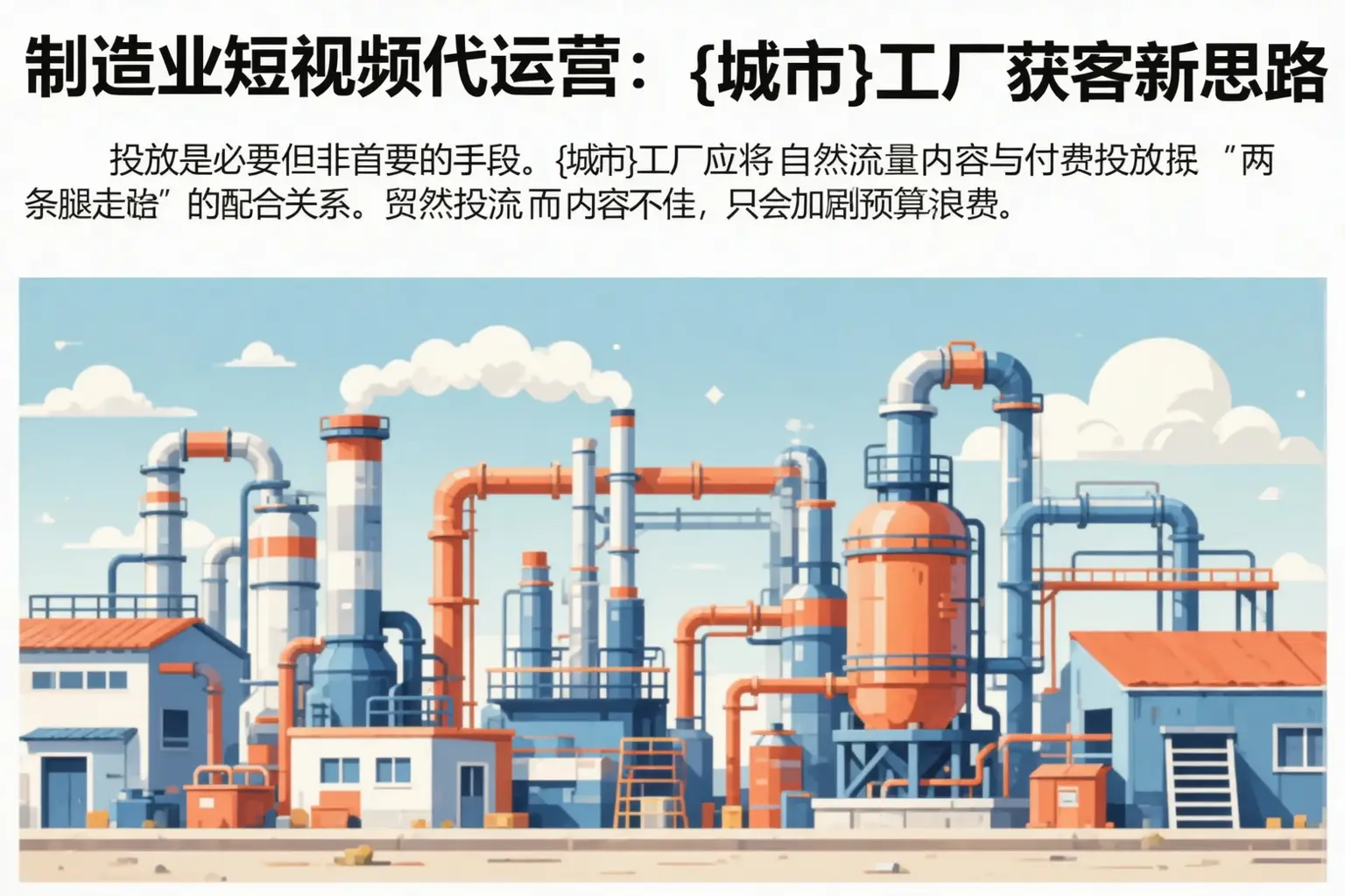 制造业短视频代运营:独山工厂获客新思路